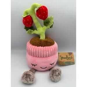 Greenhouse by Russ Potted Plant Strawberry Plant Plush Toy NWT